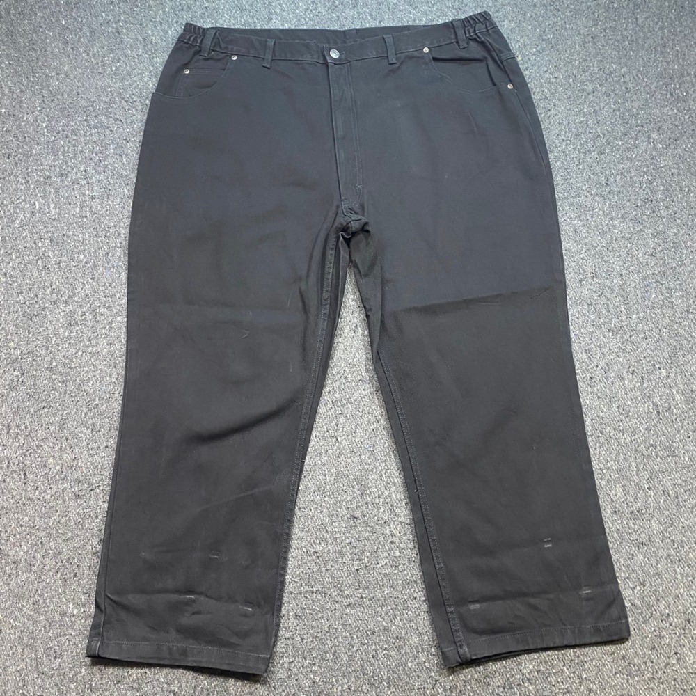 Duke Denim Work Pants Sz 46 Mens Skater Grunge 90s Elastic Waist Relaxed Fit